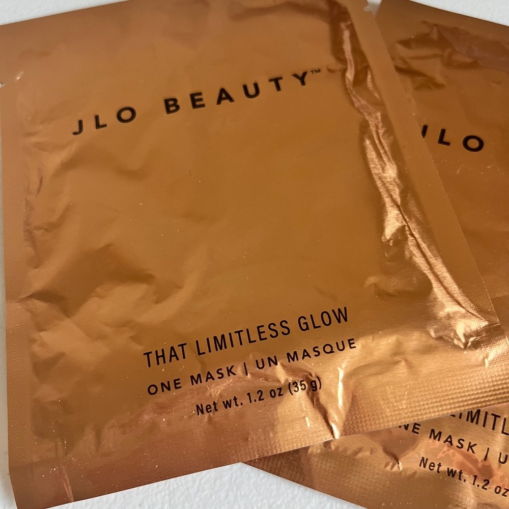 JLO Beauty That Limitless Glow Mask Tighten Plum‎ Radiate Set of Two